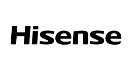 Hisense brand logo in black text