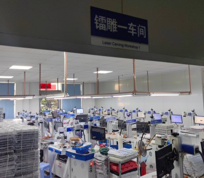 Lider carving workshop 1 with many machines