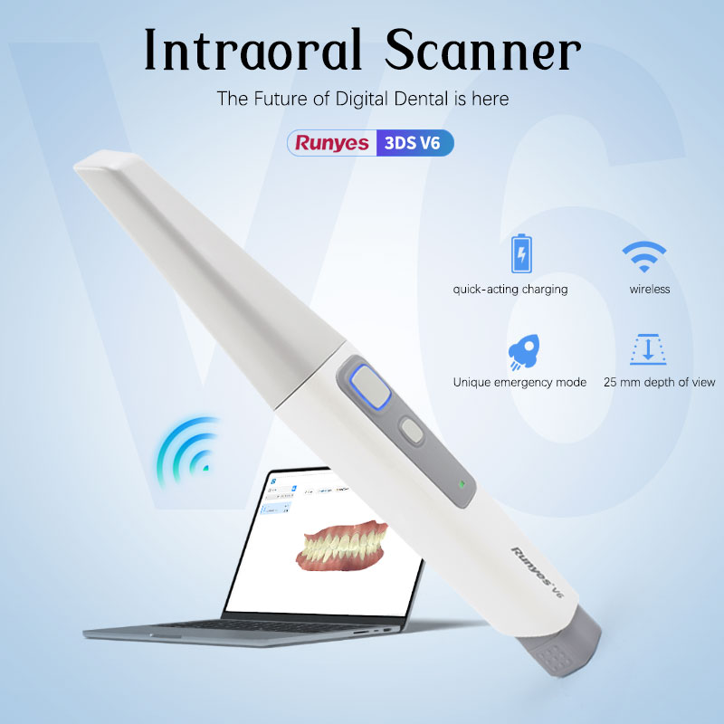 Runyes 3DS V6 intraoral scanner with laptop