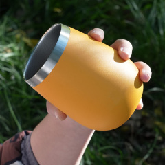 Vacuum Insulated Coffee Mug with Slider Lid