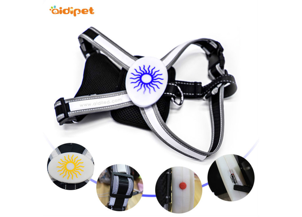 Different Types Of The Rechargeable Flashing Dog Harness