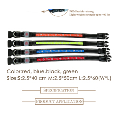 Collar de licra LED para perros C19
