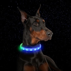 Collar LED RGB para perros C6