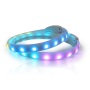 Cool Light UP RGB LED Multi-color Light Pet Collar Custom Size Flashing Glowing In Dark C6