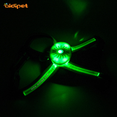 Harnais pour chien souple et rembourré à LED RVB H7