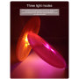 LED Silicone Dog Frisbee Toy M4-16CM