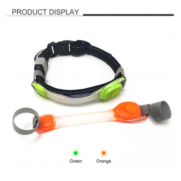 Cubierta de TPU LED para collar de perro con luz M7