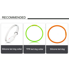 TPU LED Dog Collar Cover Light M7