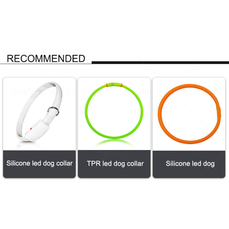 TPU LED Dog Collar Cover Light M7