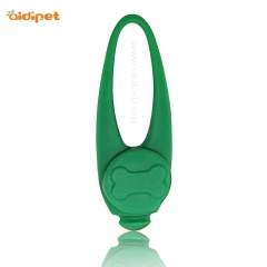 Wasserdichtes Silikon Soft Led Lights Glowing Collar Anhänger für Hund Clip-on Led Hundehalsband Blinklicht Drei Leds