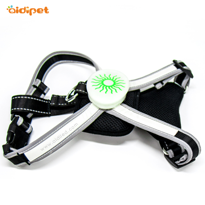 New Product Pet Training Accessories LED Dog Harness