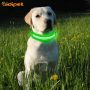 2021 nouveau produit en gros concepteur personnalisé LED collier de chien batterie allumer le collier LED en nylon pour chiens