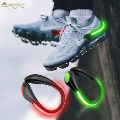 Salva il tuo mondo al buio Luce per scarpe da corsa Clip per scarpe a LED lampeggiante per luce di avvertenza di sicurezza per il jogging notturno