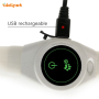 Led Dog Collar Light USB Rechargeable Flashing Lights Waterproof Dog Collar Glowing in Dark Light Dog Collar