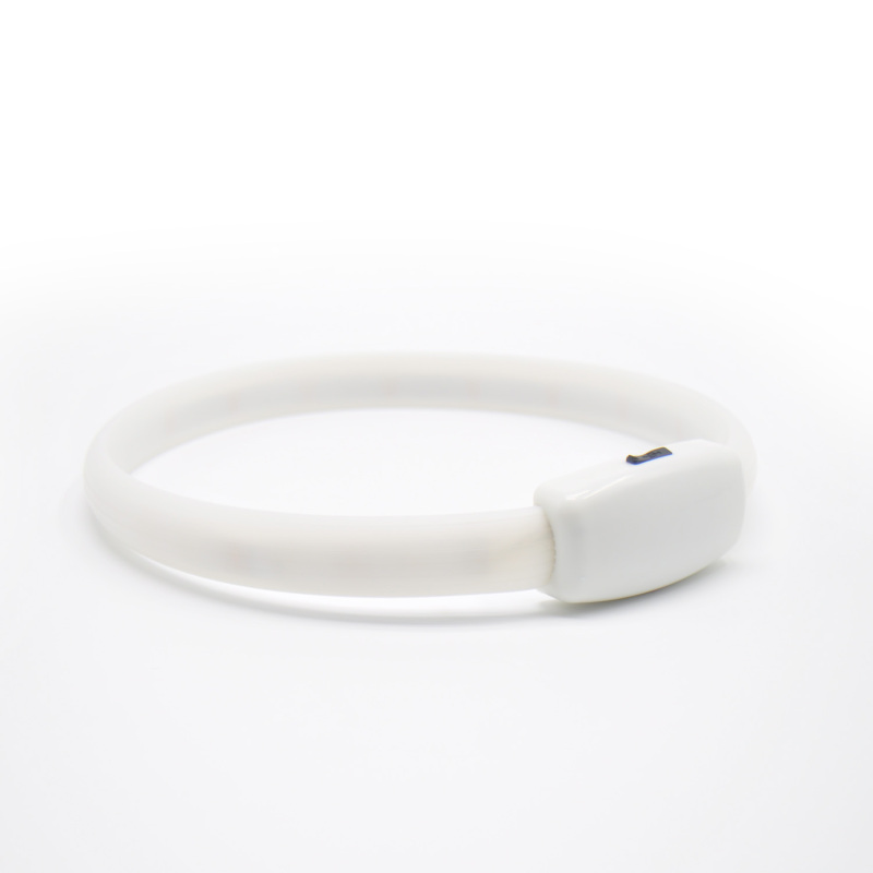High Quality Free Design Eco-Friendly Soft Silicone Custom Logo Led RGB Dog Collar Wholesale