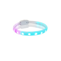 Breloques de collier pour animaux de compagnie de vente chaude Led RGB brillent dans la lumière de collier de chien lumineux sombre