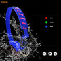 New PU Leather AIDI Flashing Led Dog Collar C-14NEW Pet Dog Collar Led Light USB Rechargeable Collars