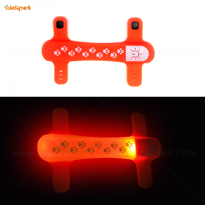 Water Resistant Led Dog Leash Light Safety Dog Collar Leash Accessories Led Dog Pet Collar Cover Light