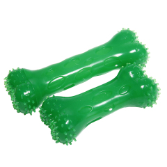 Love Toy Dog Bone per la pulizia dello spazzolino da denti Giocattolo da masticare Materiale ECO TPR Bone Toys for Fun