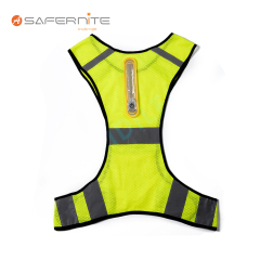 Led Safety Vest with Reflective Stripe Detachable Led Safety Vest for Man
