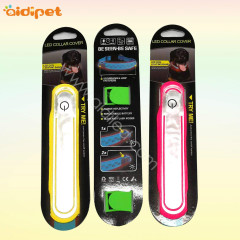 Pet Accessories Dog Led Pet Collar Detachable Accessory Lightweight Light up Dog Collar Reflective Leash Cover Light for Dogs