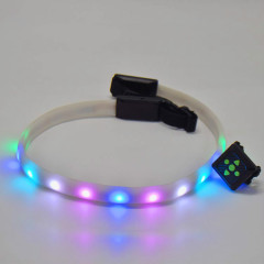 Led clignotant allument la ceinture de taille RGB Led Light Luminous Sport Running Belt pour la sécurité nocturne