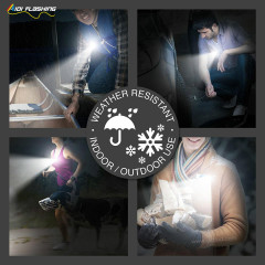 Tragbares magnetisches LED-Licht zum Anklemmen an der Kleidung für laufende Nachtsicherheit Wasserdichtes blinkendes Camping-Wanderlicht
