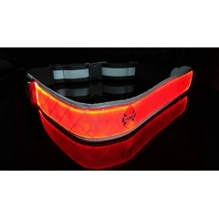 Nachtsport-Sicherheits-LED-breiter Taillengürtel beleuchtet USB-wiederaufladbarer Fahrradgürtel