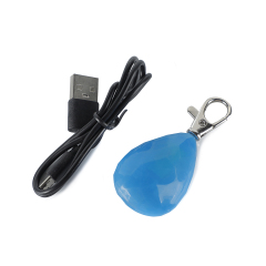 Collier de chien pendentif lumière petit accessoire qualité bonne USB rechargeable LED collier pendentif lumière