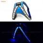LED Dog Harness Light Soft Adjustable Dog Puppy Pet Harness with Led USB Rechargeable Dog Harness Luxury