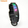 USB Rechargeable with Water Resistant Flashing Light Collar Pet App Controlled Scrolling Message Safety LED Dog collar