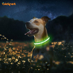 Großhandelsfabrikpreis Wasserdichte LED-Hundehalsbänder für kleine, mittelgroße Hunde