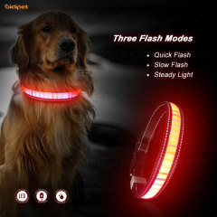 Großhandel kundenspezifisches neues Haustierhalsbandzubehör für Hunde und Katzen Anti-verlorene LED-Licht-Erkennungsmarke