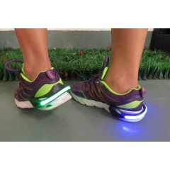 Lampu Sepatu Lari Malam Super Terang Keselamatan Berkedip Lampu Led Klip Sepatu untuk Anak-anak Dewasa Lampu Led untuk Sepatu