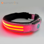 Flashing Dog Collar Padded for Large Dogs Wholesale Reflective Led Dog Collar Manufacturer with 14 Years Experience