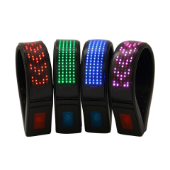 Mini Clip de luces Led intermitentes para zapatos, pantalla de visualización, Clip de luz Led para zapatos USB para trotar de noche, correr y caminar