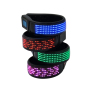 Night Running Safety Flashing Light up LED Shoe Clip Light with Led Screen Different Patterns Shoe Clip Light
