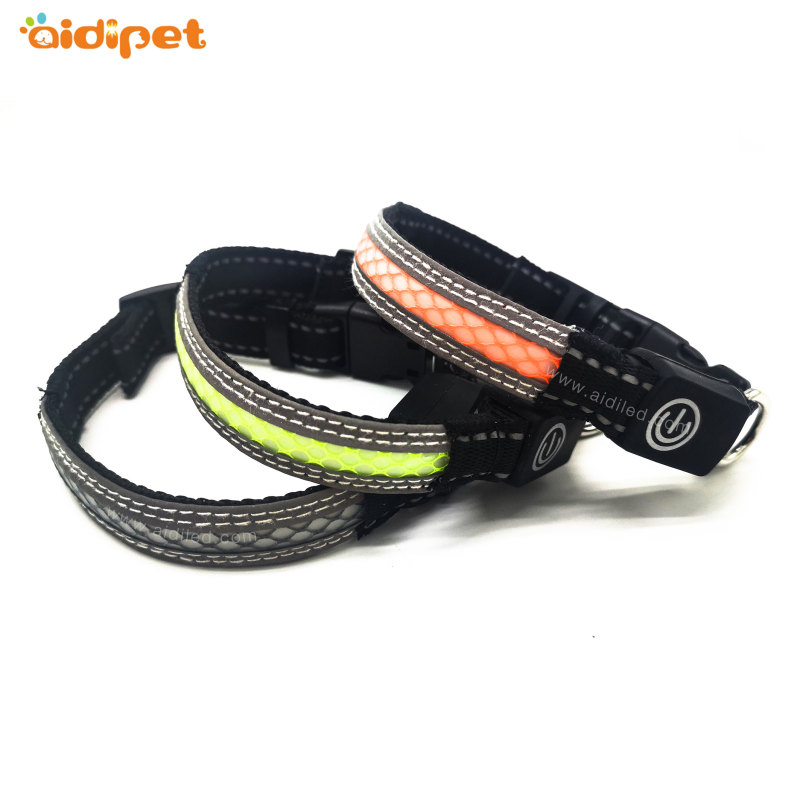 Puppy Collars for Small Dogs Led Dog Safety Collar USB Rechargeable Light XS XXS Suits for Small Dog Collar