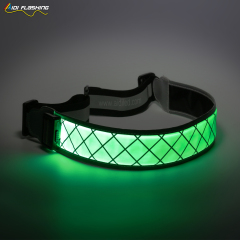 Reflektierender Laufgürtel mit LED für Nachtsportaktivitäten Ledergürtel mit LED zum Radfahren