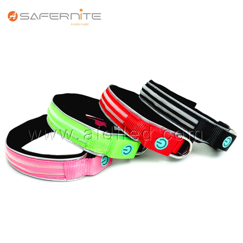 Flashing Dog Collar Padded for Large Dogs Wholesale Reflective Led Dog Collar Manufacturer with 14 Years Experience