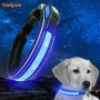 Led Glow in the Dark Collar for Large Dogs Night Safety Pet Dogs Flashing Collars