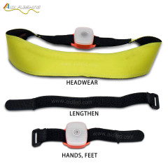 Fashionable Safety Led Sweat Headband Led Clip Led Photo Clip String Lights untuk kegiatan di luar ruangan