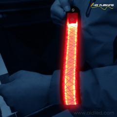 Nuovi braccialetti a LED Braccialetti a schiaffo Braccialetti luminosi personalizzati per il festival