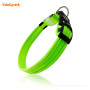Luminous RGB Nylon Dog Collar Seven Color Dog Flashing Collar Customize Logo Led Dog Collars