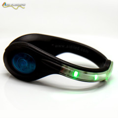 Ночной беговой безопасный мигающий свет Светодиодный зажим для обуви USB Аккумуляторный зажим для обуви