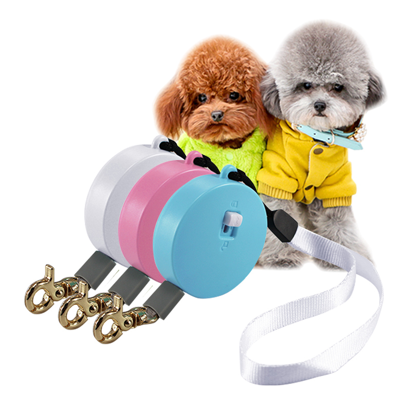Mini Portable Dog Leash for Small Dogs Pet Super Lightweight Packet Retractable Pet Dog Leash Lead