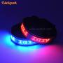 Flashing Light Pet Collar Adjustable Led Dog Collar AIDIPET PU Leather Luminous  Dog Collar Light