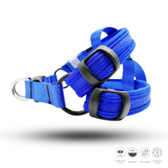 Сплошной цвет Led Dog Pet Harness Chest Reflective Nylon Harness with Led Hot Sale Led Dog Harness