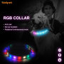 Safernite Safe for Night Led Light Dog Collar, Led with RGB light Clignotant Dog Collar, Low Price Dog Light Collar