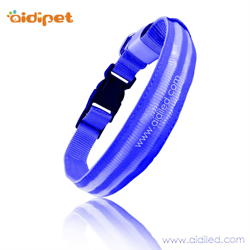 Best Selling Products Wholesale Dog Collars Waterproof Flashing Led Dog Collar Fashion Fancy Pet Dog Collar Light